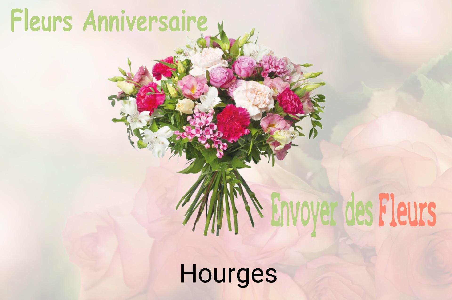Bouquet de fleurs d’anniversaire livré à Hourges